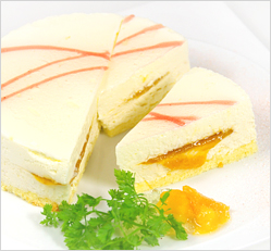 梅レアチーズケーキ