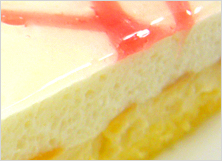 梅レアチーズケーキ